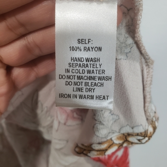 Lulus Best in Bloom Blush Floral Print Wrap Dress Size Large - Picture 8 of 13